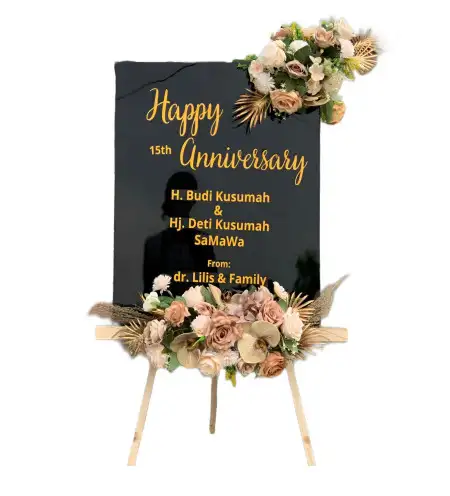 Papan Bunga Akrilik kepulauan meranti